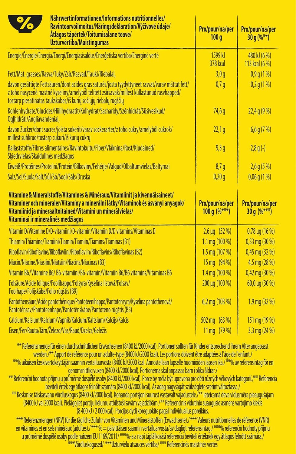 Nestlé Nesquik Crunchy Breakfast, Müsli mit Schokolade und Vollkorn, 1 Packung (1 x 1 kg)