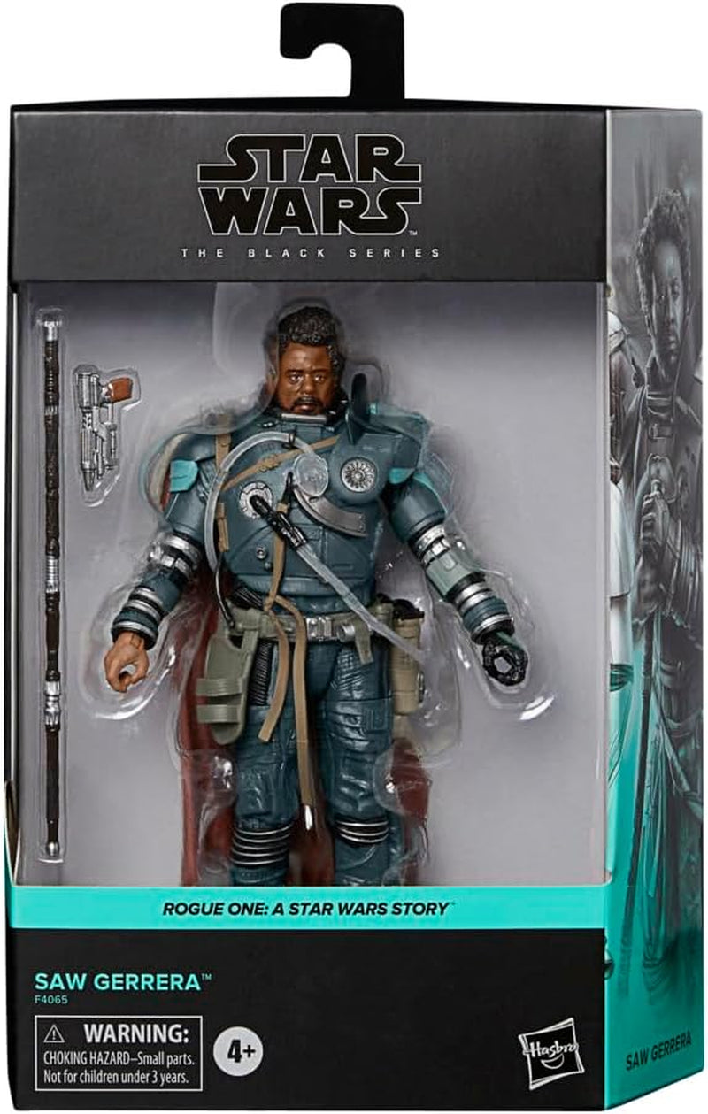 Star Wars Seria Neagră Saw Gerrera 15 Cm Figura de acțiune mare pentru Rogue One: o poveste de colecționat, pentru copii de 4 ani și peste Action figures Naty Shop