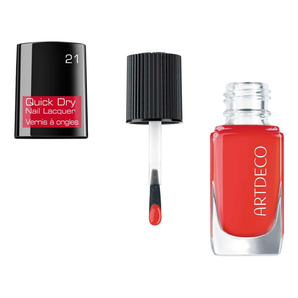 ARTDECO Quick Dry Nagellack, schnell trocknender Nagellack in 12 Nagellackfarben, vegan, 1 x 10 ml