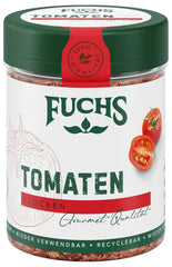 Fuchs Gewürze - Tomaten Flocken - Gewürz für Ofenfeta oder tomatigen Geschmack in Saucen - natürliche Zutaten - 40 g in wiederverwendbarer, recyclebarer Dose
