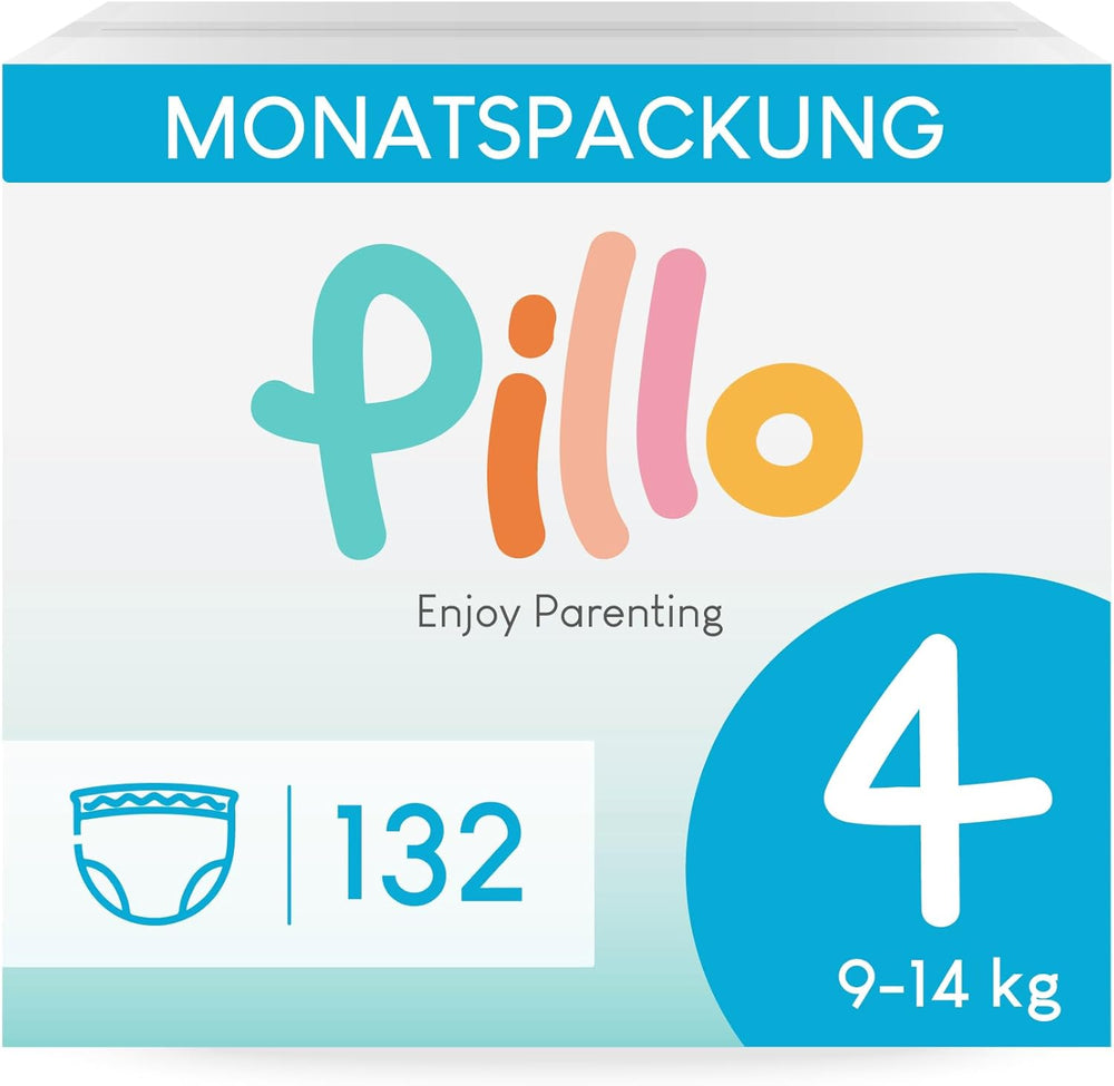 Pillo-Windeln, Größe 7, 84 Stück, 4 Packungen mit je 21 Windeln, Größe 7 – XXL (15+ kg) – Babywindeln