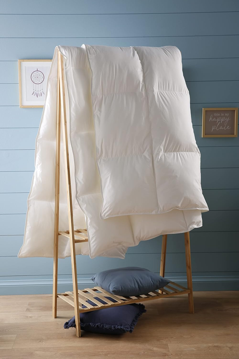 Decke, Perkal, Premium-Baumwolle, gemäßigt, 140 x 200 cm, für Einzelbett, wolkenförmige Decke, bissfest und aufblasbar, maschinenwaschbar bei 40 °C Bettdecken und Steppdecken Naty Shop