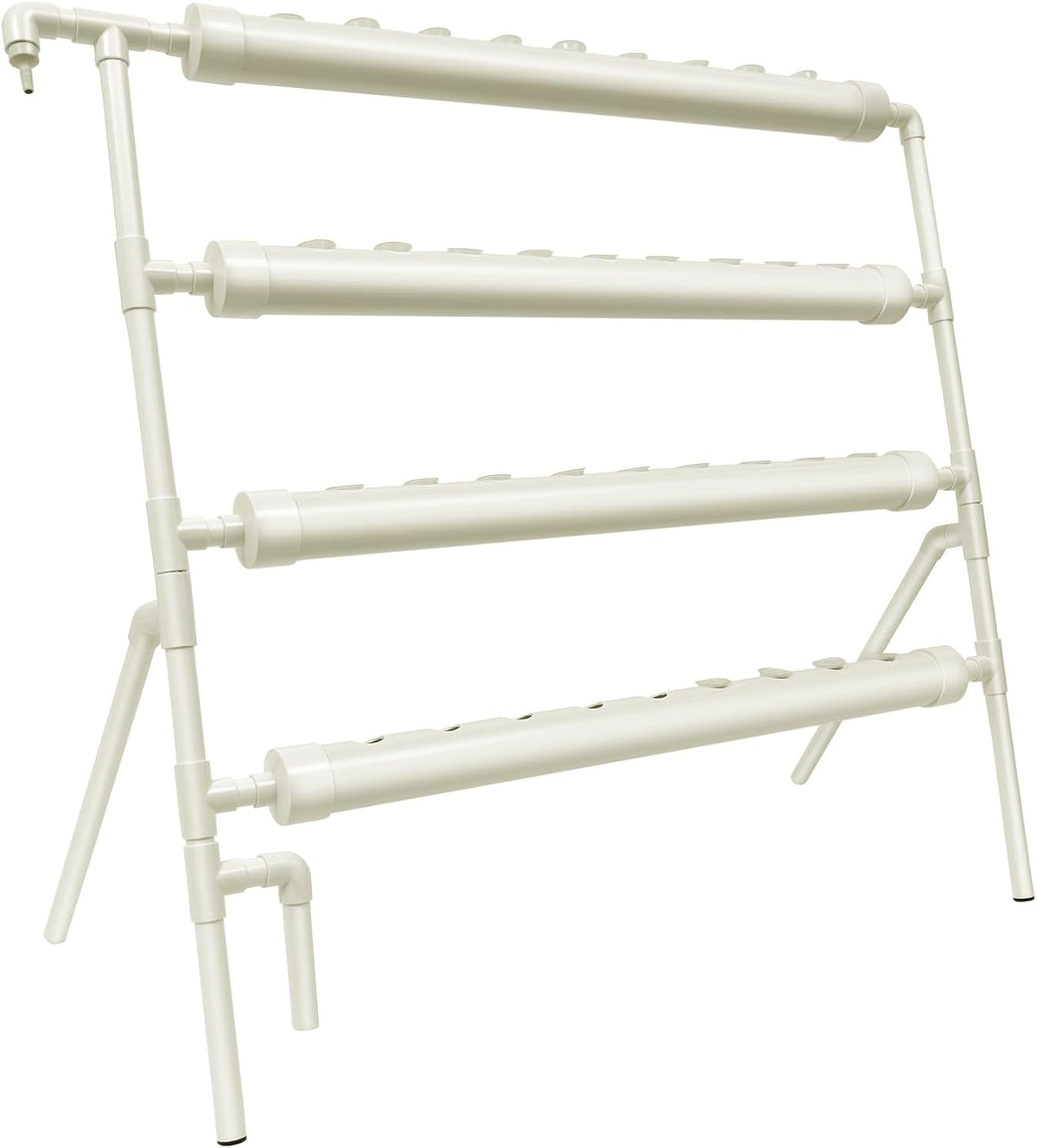 Hydroponisches System, Tower Hydroponic Grow Kit, 4-stufiger Pflanzgefäßständer mit 36 ​​Pflanzlöchern, erdlose Pflanzenanbausysteme für Garten, Büro und andere Innen- und Außenräume