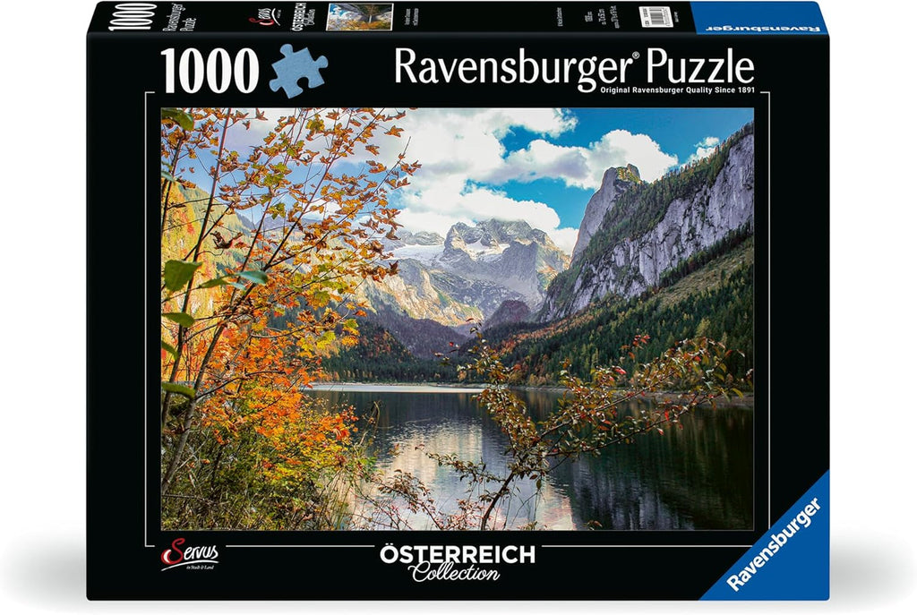 Ravensburger Puzzle 12000834 - Vorderer Gosausee - puzzle jigsaw de 1000 de piese pentru adulți cu vârsta peste 14 ani Puzzle Naty Shop