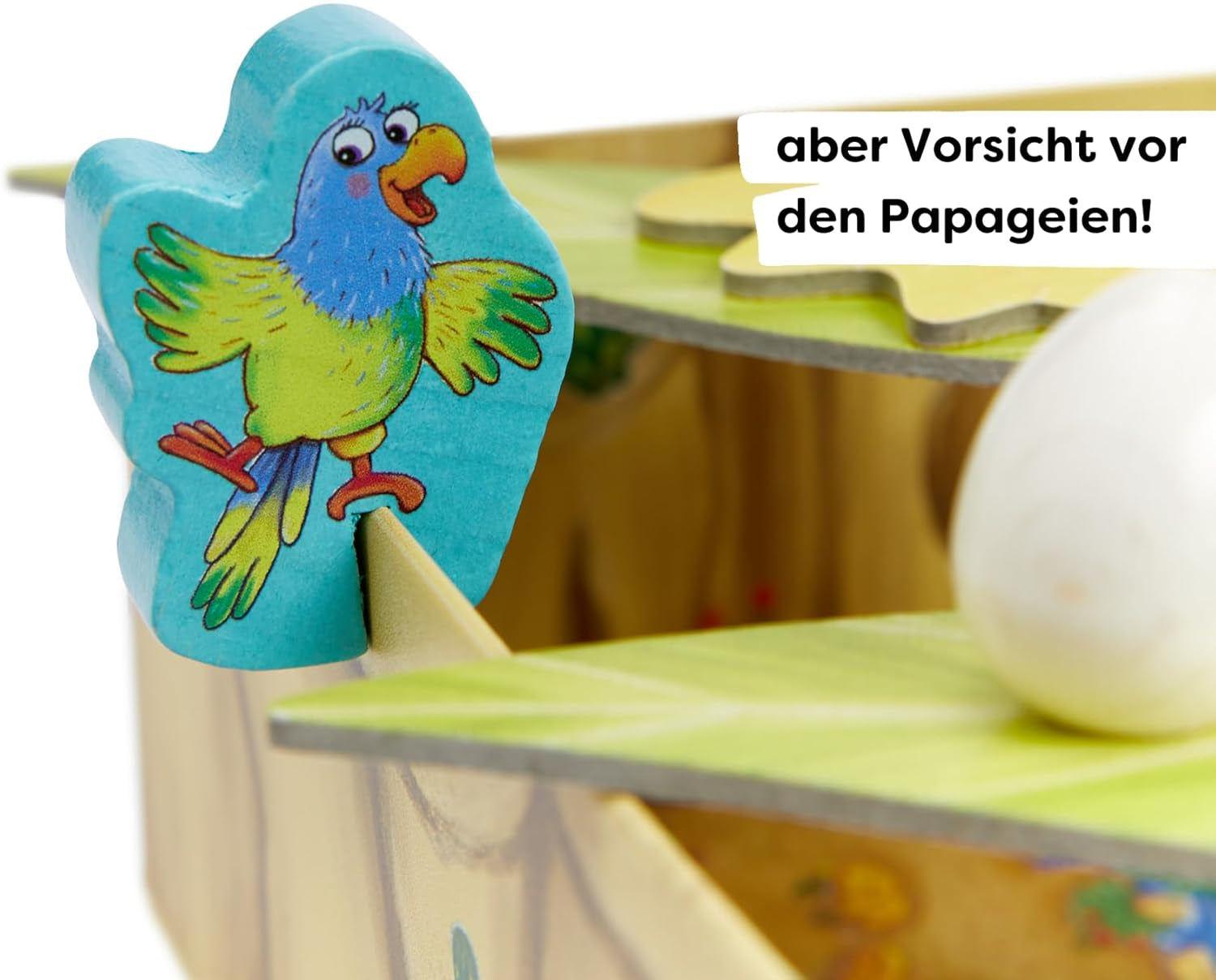 HABA Wehe mir, Lady Eagle! – Spannendes Nestbau-Geschicklichkeitsspiel aus Holz für Kinder ab 3 Jahren – 2011720001