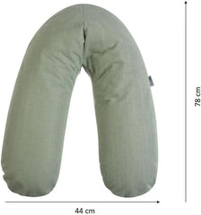 Schwangerschaftskissen - Stillkissen - 2 in 1 Multifunktionskissen - Abnehmbarer Bezug 78 x 44 cm Zubehör Essen und Stillen Bebe Naty Shop