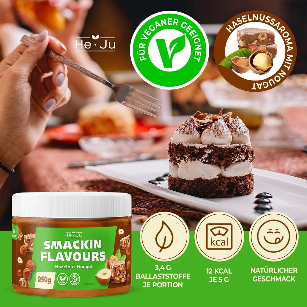 He-Ju Pulver mit Haselnuss-Lebkuchengeschmack, 250 Gramm Naty Shop Flavors