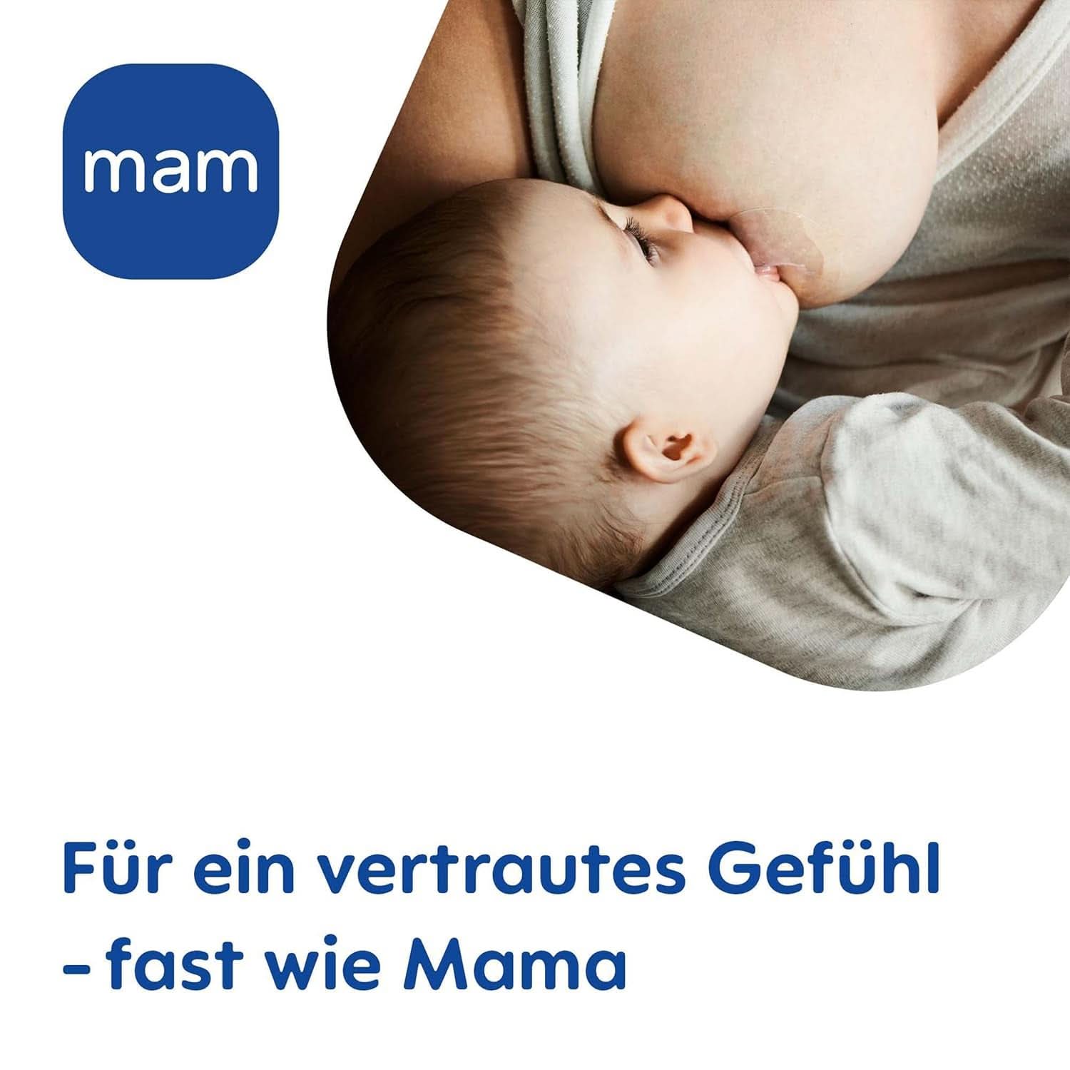 MAM Stillhütchen Größe S (Ø 17 Mm) Im 2Er-Set, Extra Weiche Brusthütchen Zum Schutz Beim Stillen, Brustwarzenschutz Für Maximalen Hautkontakt Zwischen Mutter Und Kind Accessories Food and Breastfeeding Bebe Naty Shop