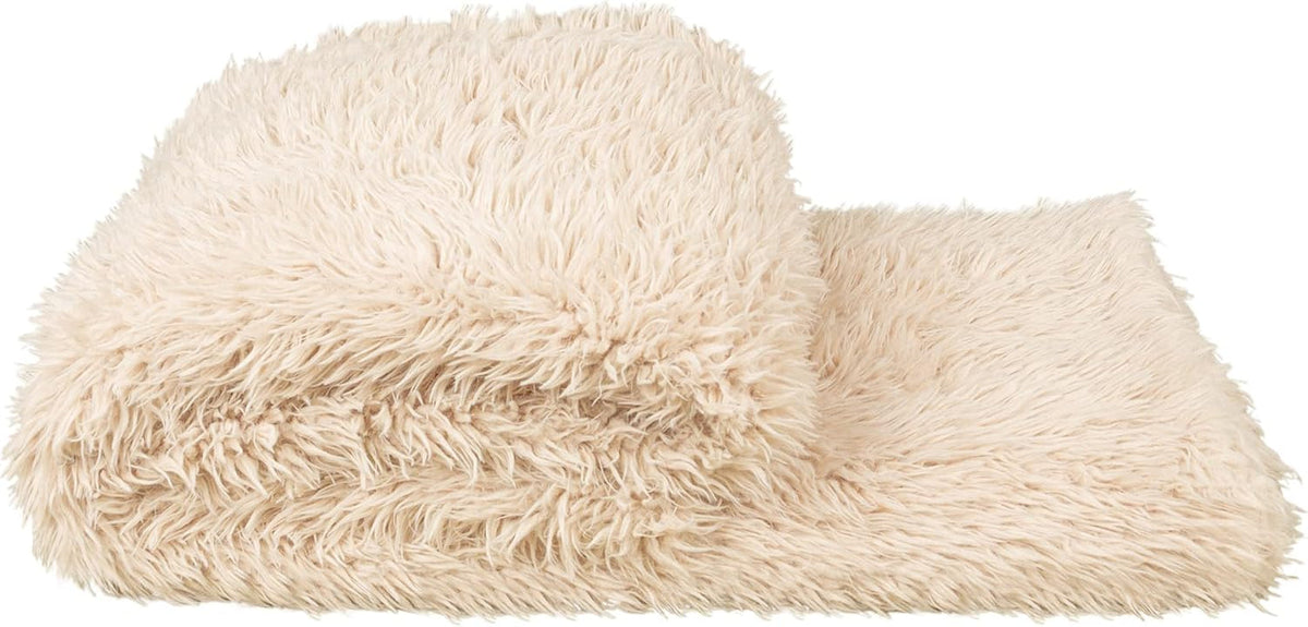 "Zoeppritz since 1828" Pătură confortabilă din blană naturală Fluffy Voluminous And Long Haired Faux Fur Blanket 140X190 Cm 090 Clay "From "Zoeppritz since 1828" 203290-090-140X190 090 Beige Paturi si Cuverturi 'zoeppritz since 1828' 090 Bej