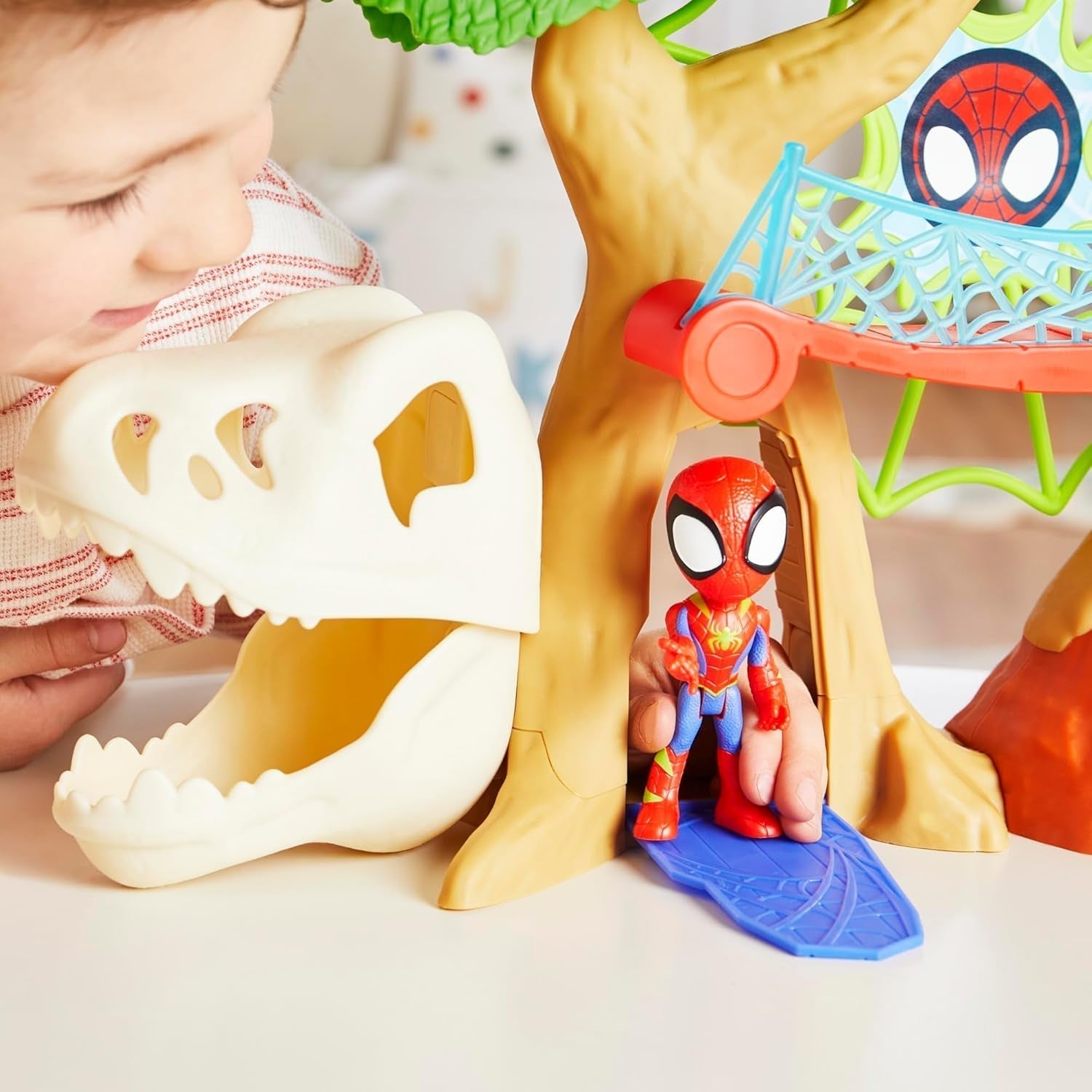 Marvel Spidey und seine Superfreunde Dino Treehouse Superhelden-Spielset Actionfiguren Naty Shop
