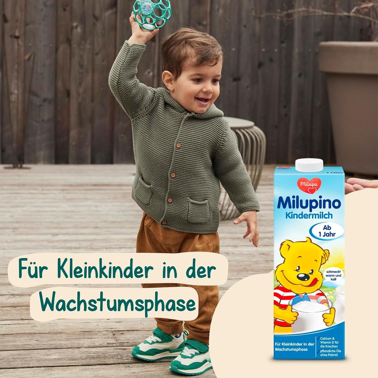 Milupa Milupino Trinkfertige Wachstumsmilch (6x1L), ab 1 Jahr, für Kleinkinder in der Wachstumsphase