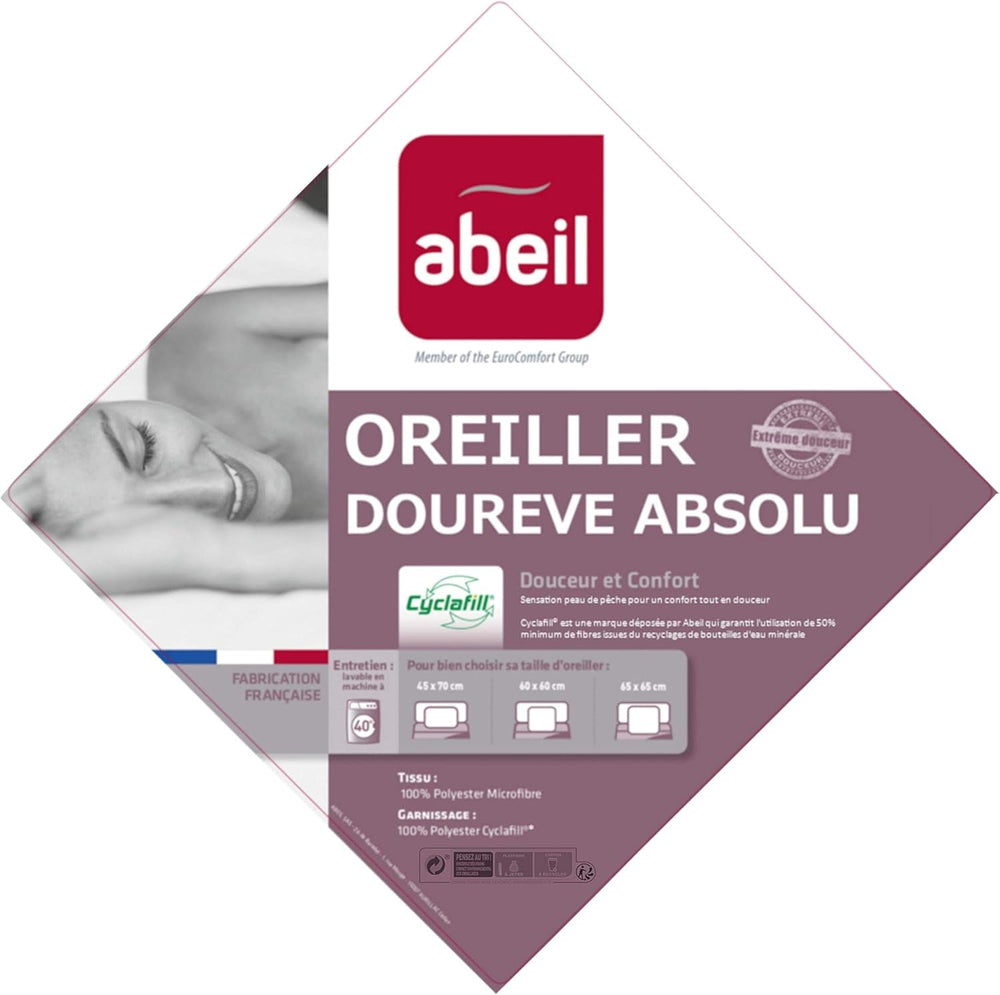 Abeil pernă Dourêve, alb, 45 X 70 Cm, 1 buc (1 buc) Perne standard Naty Shop