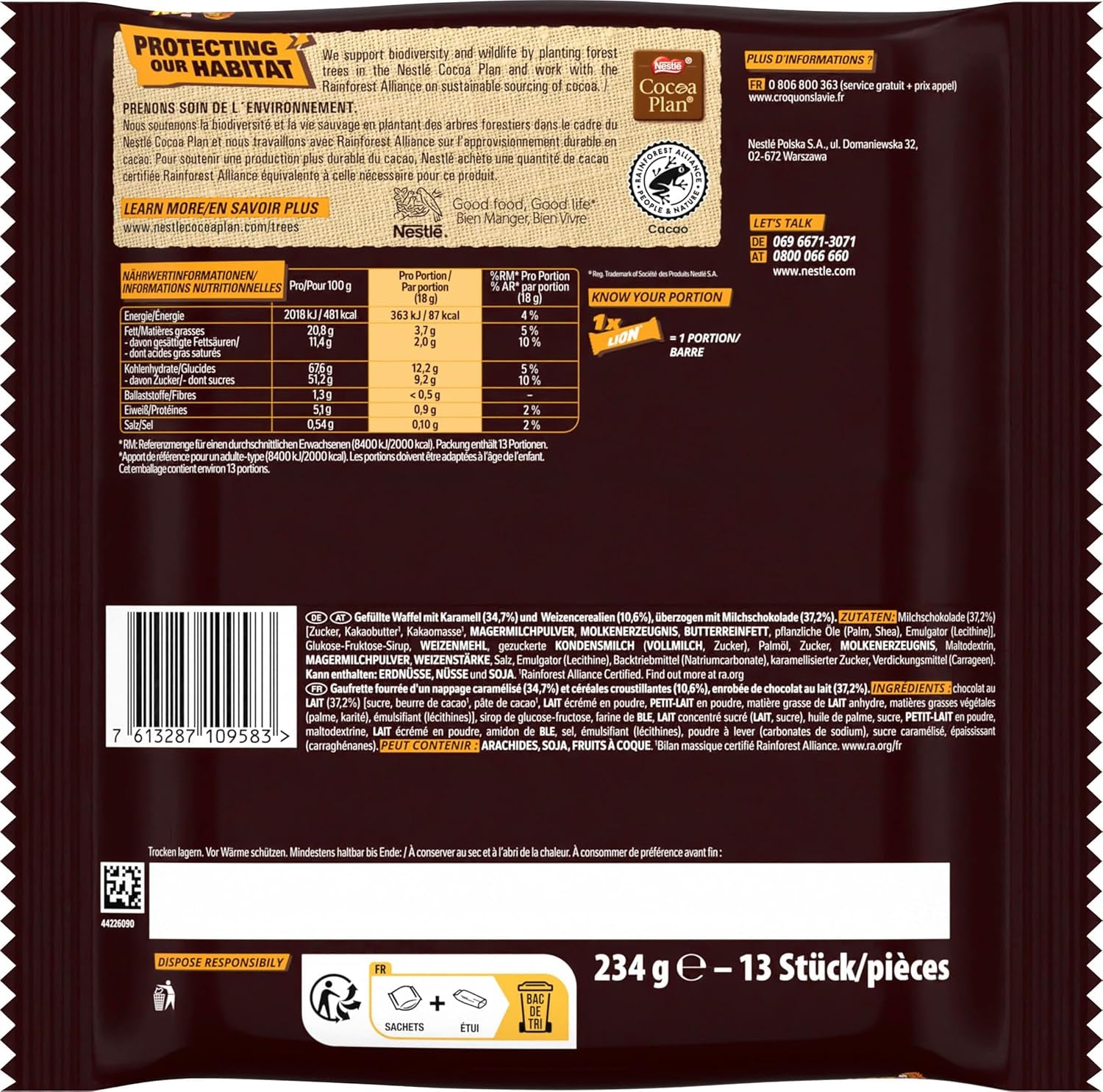 Löwe Mini, 1 Packung (1x234g)