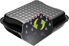 Dr. Oetker Maxi-Bräter Mit Deckel BACK-IDEE KREATIV, Brat- Und Auflaufform Aus Hochwertigem Stahlblech Mit Emaillierung, Eckige Form, Schnitt- Und Kratzfest - Spülmaschinengeeignet in Schwarz Formen und Tabletts zum Backen Naty Shop