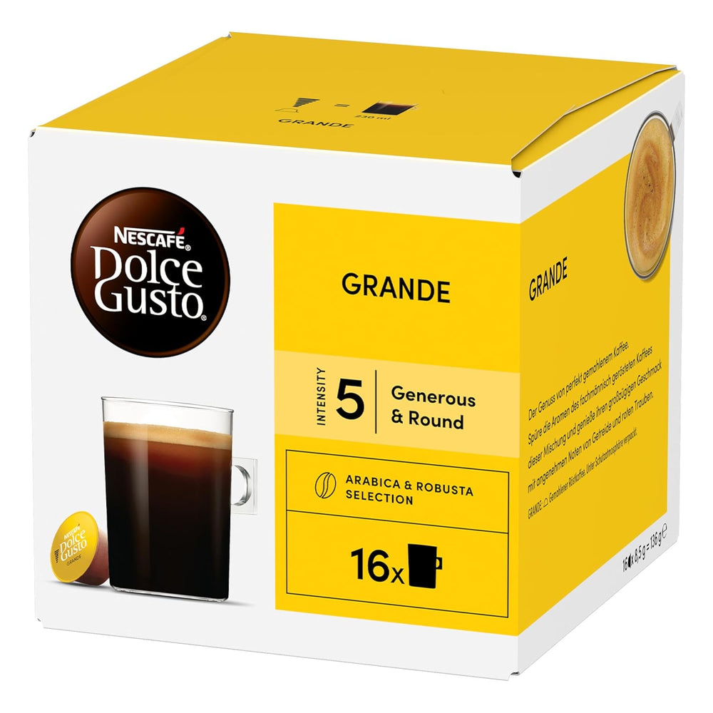 NESCAFÉ DOLCE GUSTO Grande Kaffeekapseln 3er Pack (3 x 16 Kapseln)