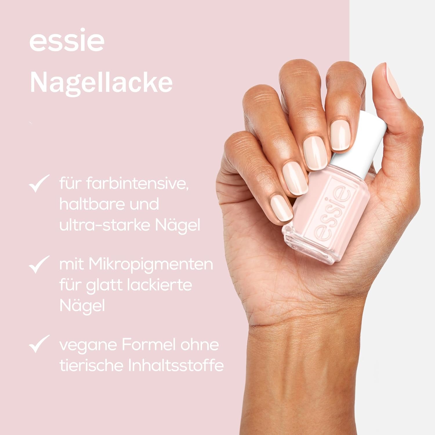 Essie Nailart French-Maniküre-Set (Nr. 01 blanc, Nr. 13 mademoiselle), exklusiver Nagellack: hochwertig, langlebig und farbintensiver