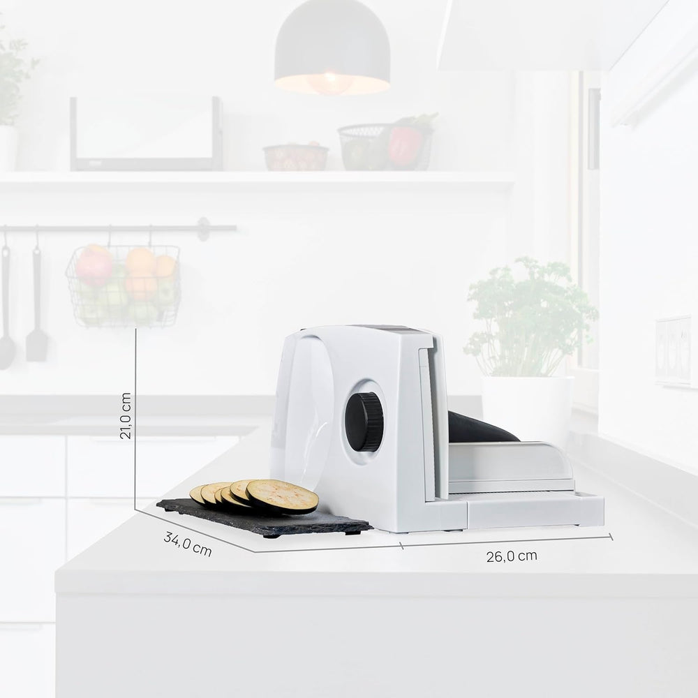 Ritter Markant 05 Multifunktionale klappbare elektrische Brotschneidemaschine und Schneidemaschine mit Eco-Motor Made in Germany Aktenvernichter und Schneidemaschinen Naty Shop