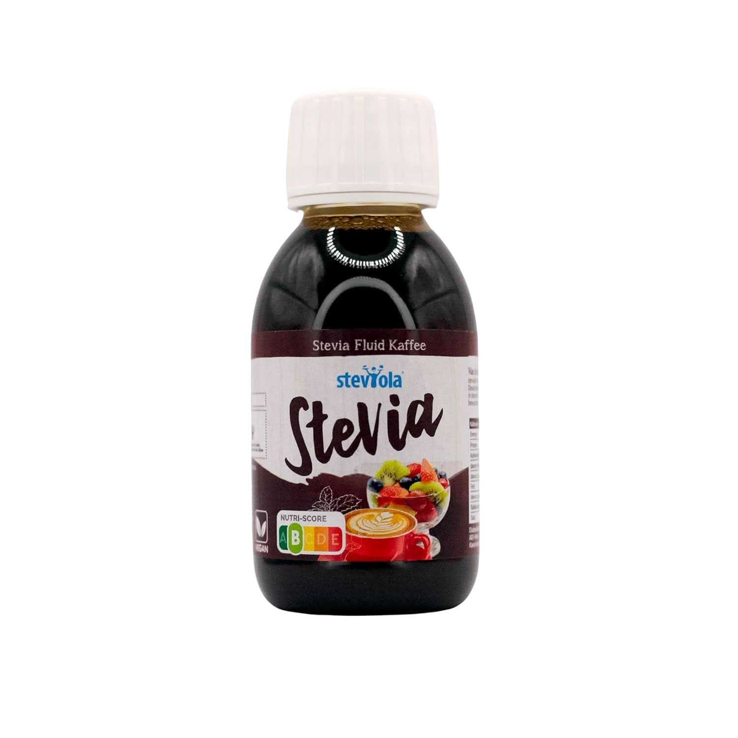 Steviola Stevia Fluid aromă de cireșe fructate, 125 ml Indulcitori Naty Shop 125 ml Cafea