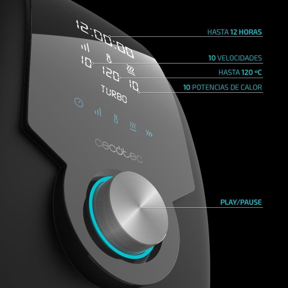 Cecotec Mambo 6090 Multifunktions-Küchenmaschine, 1700 W, 23 Funktionen, Krug Mit Fassungsvermögen 3,3 L, 3 Teller Gleichzeit, 10 Geschwindigkeitsstufen, Timer Küchenroboter und Mixer Naty Shop