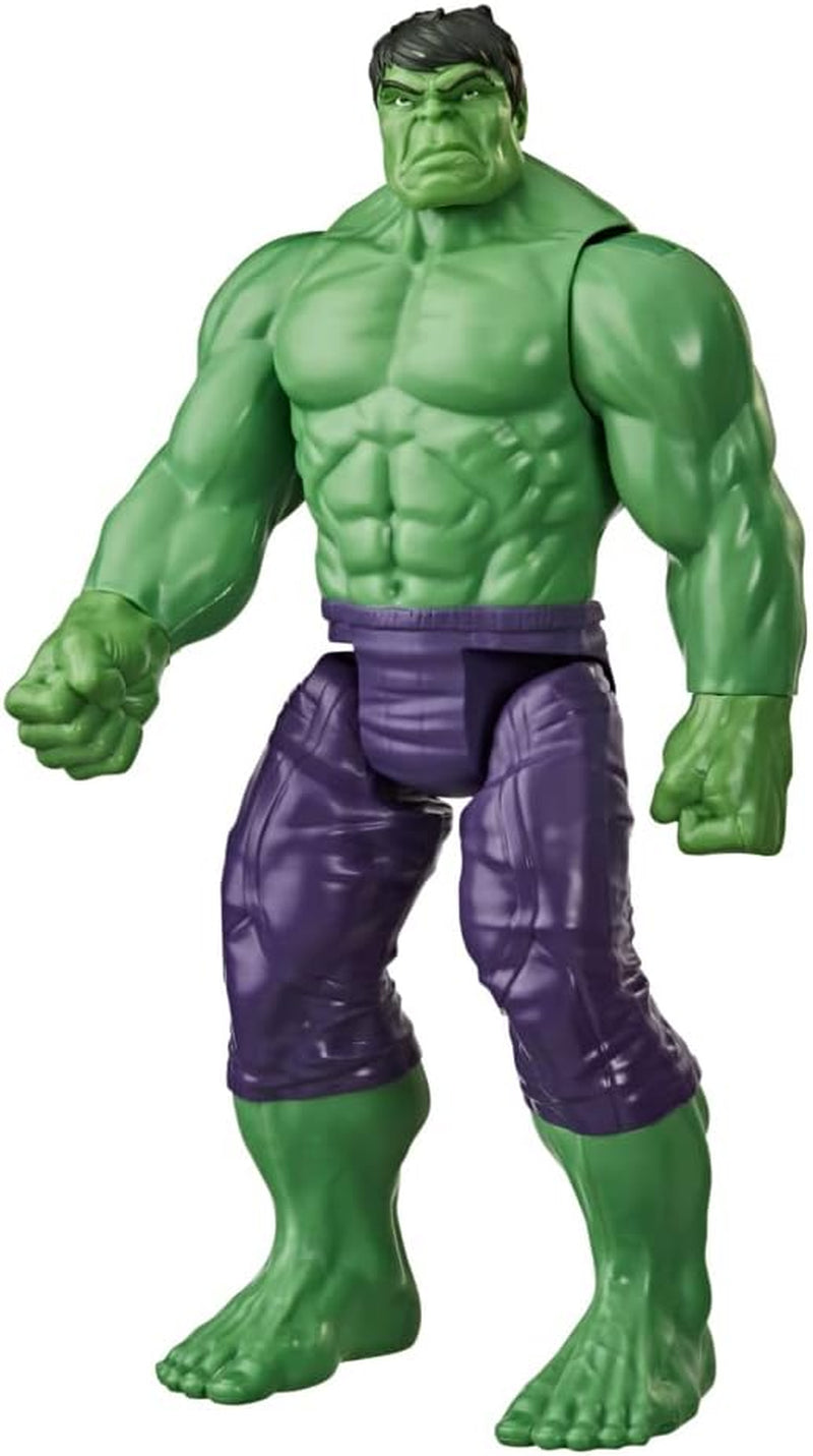 Hasbro E74755L2 Marvel Avengers Titan Hero Series Blast Gear Deluxe Hulk Actionfigur, 30 cm großes, von Marvel-Comics inspiriertes Spielzeug für Kinder ab 4 Jahren. Actionfiguren Naty Shop Standardtitel