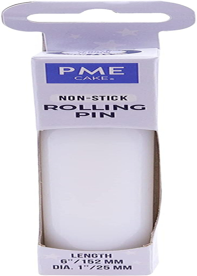 PP85 Antihaftbeschichteter Polyethylen-Ausrollstab 15 cm, Kunststoff, Weiß, cm, 21.08 x 6.06 x 2.08 cm, 1 Einheiten