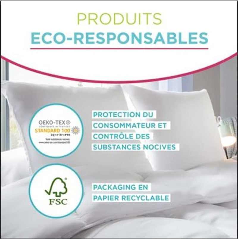 Serenité-Steppdecke – Anti-Milben-Behandlung – gehärtet, 300 g/m² – 240 x 220 cm – für Doppelbett – maschinenwaschbar, weiß. Bettdecken und Steppdecken Naty Shop