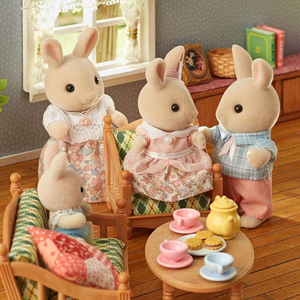 Sylvanian Families L5706 Familia Milk Bunny - Figuri pentru casa de păpuși Papusi Naty Shop