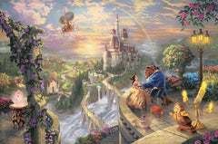 Schmidt Spiele Puzzle 59475 - Thomas Kinkade, Disney Frumoasa și Bestia, puzzle jigsaw 1,000 piese [Exclusiv pe Amazon] Puzzle Naty Shop