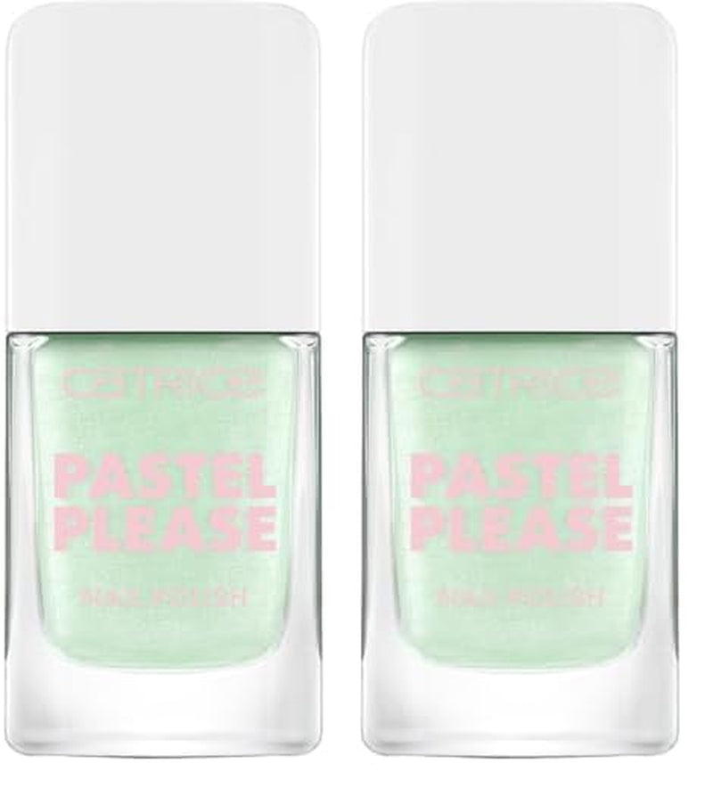 Oja Catrice Pastel Please 040 Mint Breeze, ojă strălucitoare verde deschis, colorată intens, foarte pigmentată, vegană, 10,5 ml
