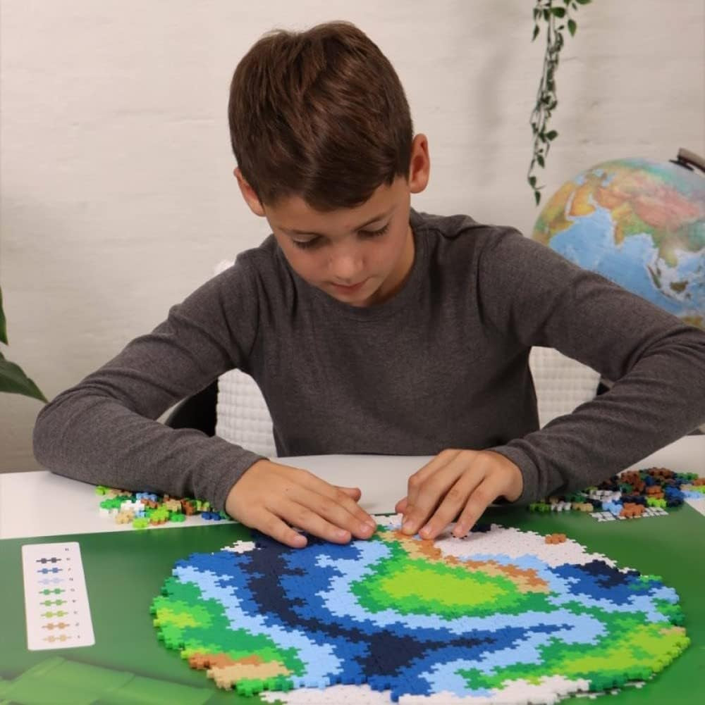 PLUS PLUS Earth Block Puzzle 800 Stück(e) Globus, Erde
