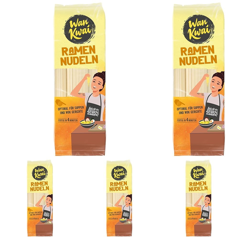 Wan Kwai Ramen Nudeln 300g – Authentischer Geschmack für die asiatische Küche. Vielseitig einsetzbar, schnell zubereitet, hochwertige Zutaten. Ideal für Suppen und Wok-Gerichte.