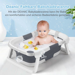 DEANIC tragbare und faltbare Badewanne, geeignet für 0-6-12 Monate alte Mutter und Kind Naty Shop
