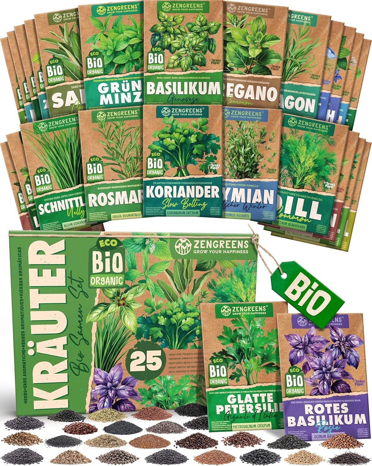 Bio-Tomatensamen im 10er-Set – 10 Tomatensamen für den einfachen Anbau im Garten, Balkon oder Hochbeet – Pflanzensamen – Setzlinge