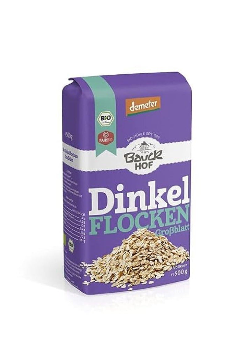 Hof Dinkelflocken mit großen Flocken, 500 g