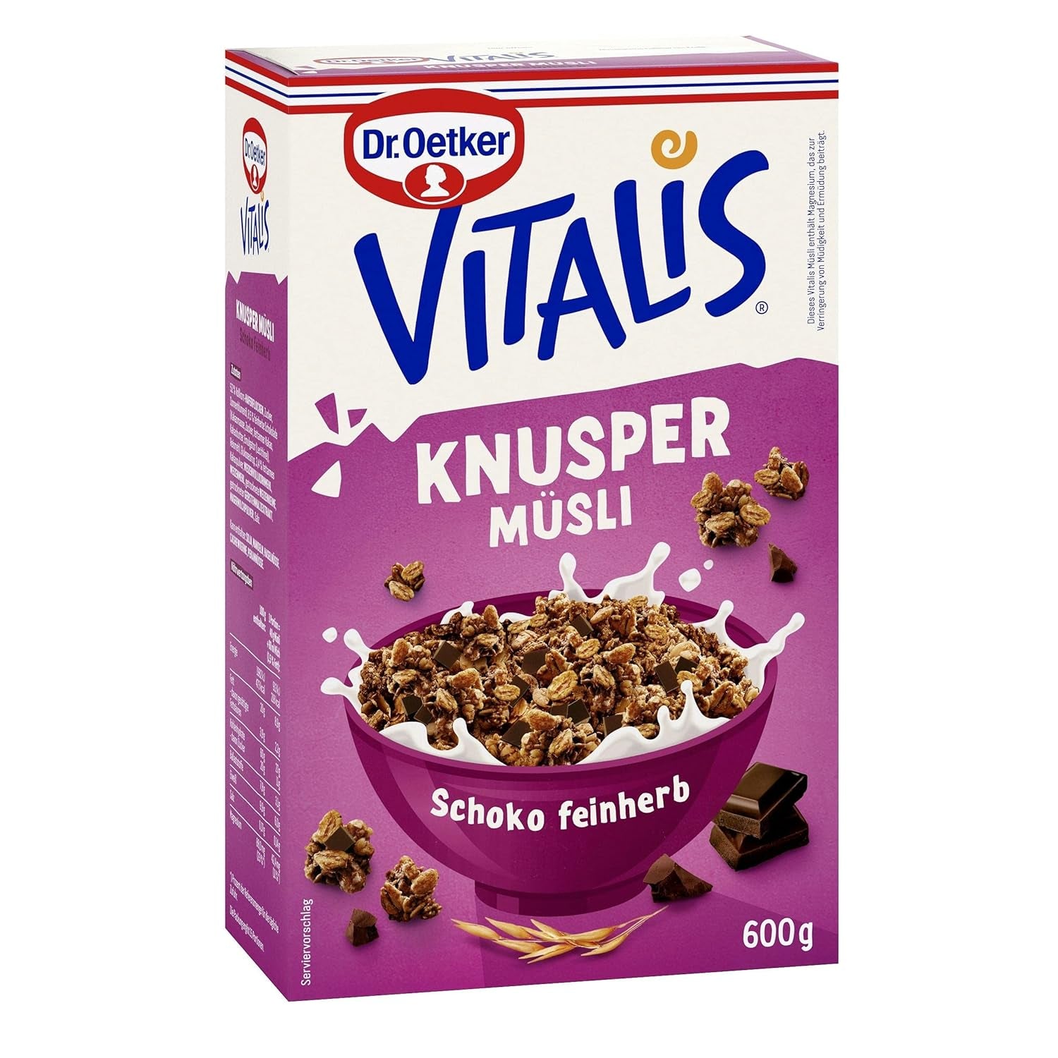 Dr. Oetker Vitalis Crunchy Flakes: Knuspermüsli mit Cornflakes und Mandelstückchen, 5er Pack (5 x 600g)