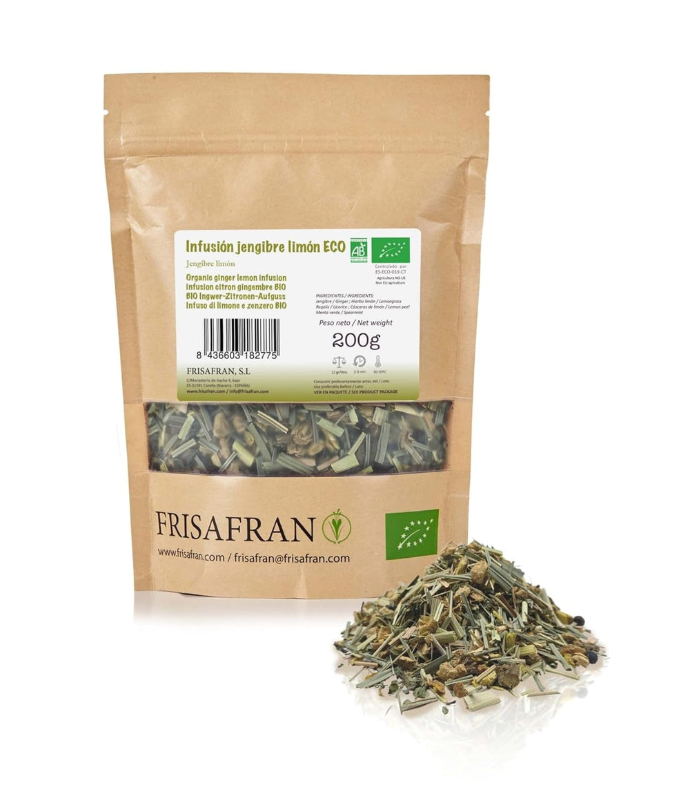 FRISAFRAN | Ceai verde Gunpowder cu mentă bio, vrac, 100 g | Antioxidant | Ceai verde japonez | Digestiv | Sănătos | Băutură răcoritoare | Infuzie de mentă | Ceai pur | Frunze de mentă | Cald-rece | Mentă