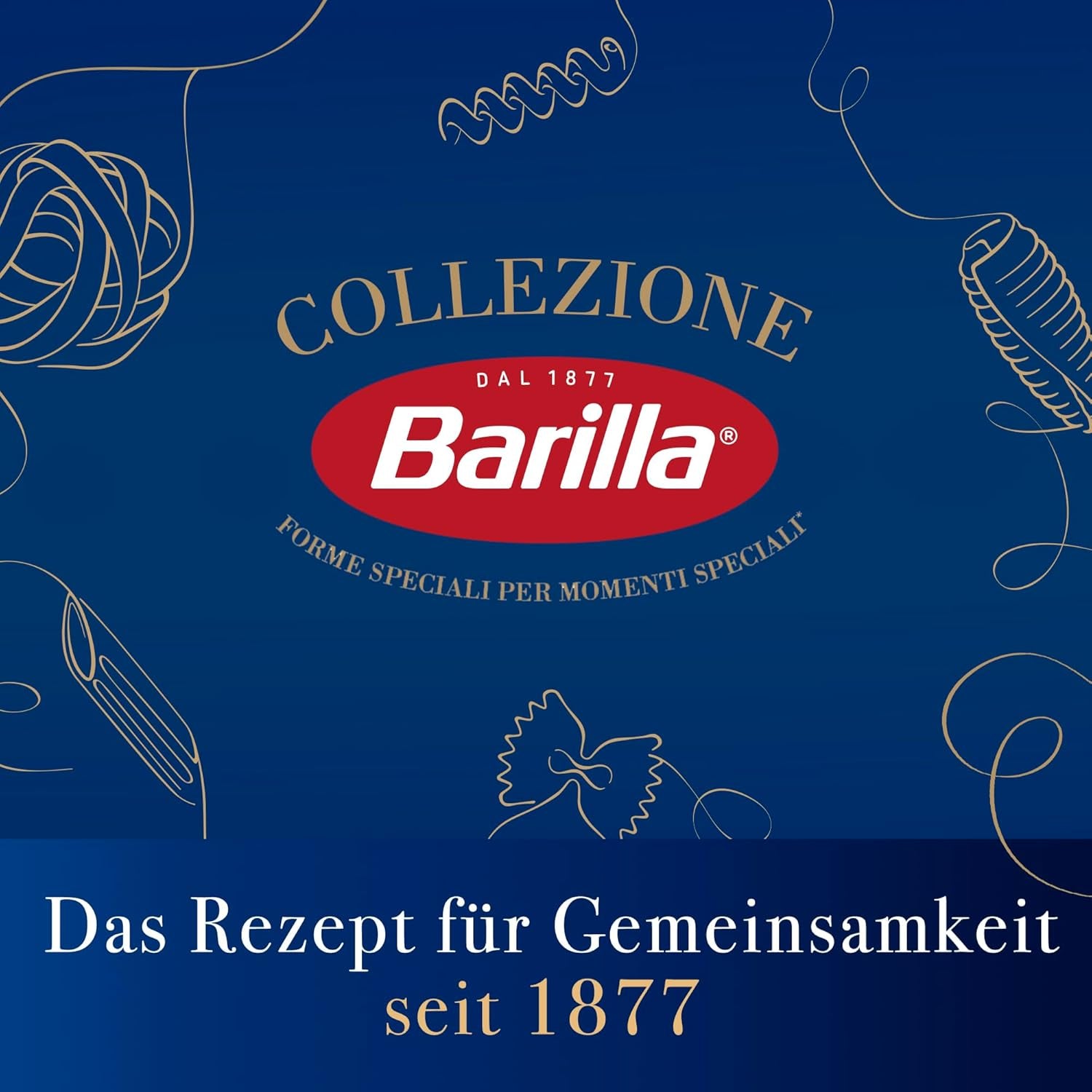 Barilla Collezione Lasagne Pasta aus Hartweizen, immer al dente, 500g