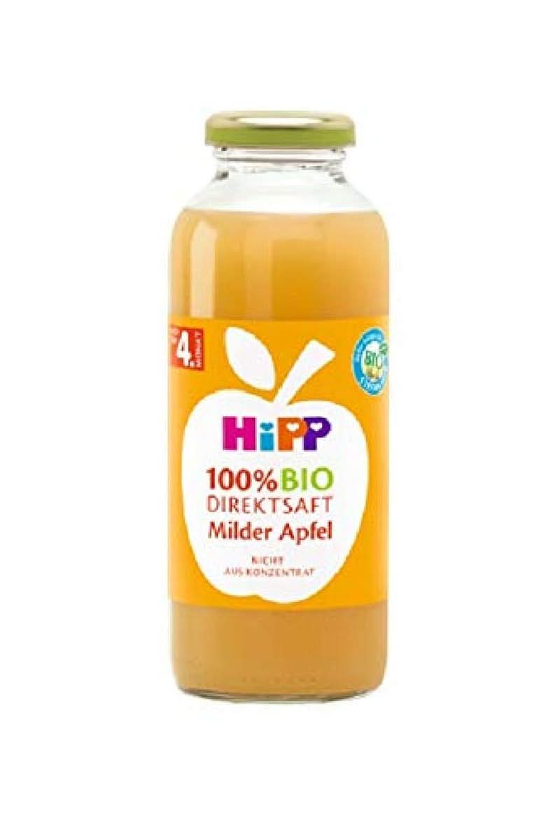 Hipp 100 % Bio-Säfte, Multifrucht mit Karotte, 6er Pack (6 x 330 ml) Naty Shop 6 x 330 ml Äpfel