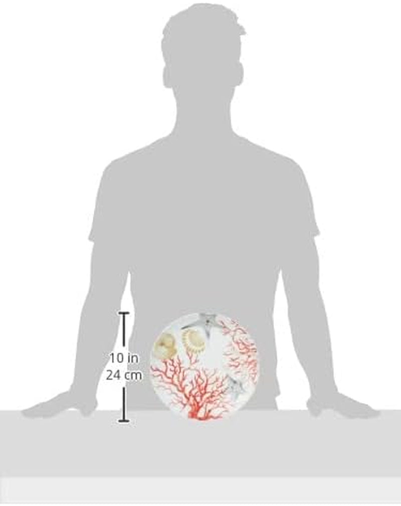 Serviciu de masă Excelsa Coral, 18 piese, porțelan, roșu