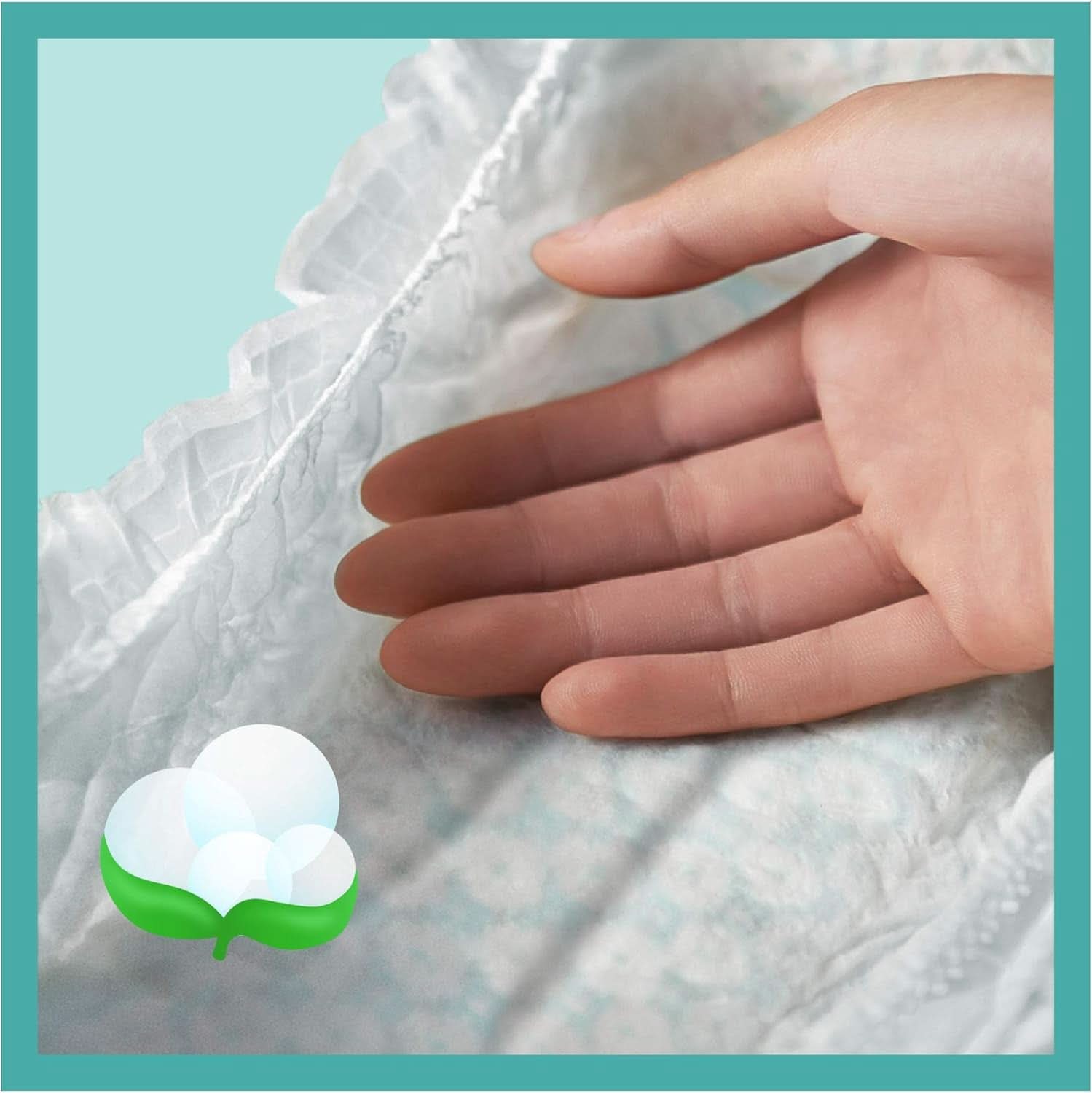 Pampers (klassische Version), Windeln für Babys Größe 4+ (10-15 kg), 100 Stück Mutter und Kind Naty Shop