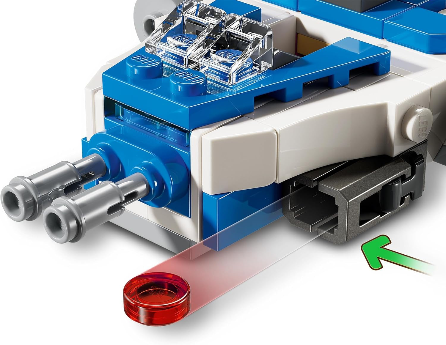 LEGO Star Wars Captain Rex Y-Wing Microfighter Bausteine, Raumschiff-Geschenkidee zum Sammeln für Jungen und Mädchen ab 6 Jahren, 75391 Bausets. Besuchen Sie den LEGO-Store