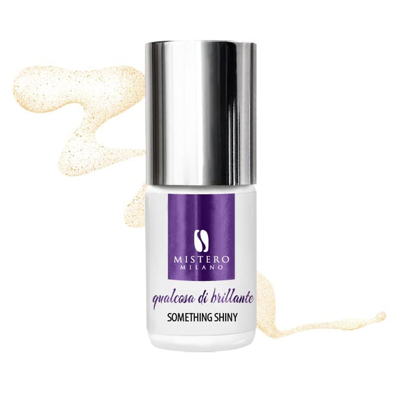 Mistero Milano UV-Glitzer-Nagellack – LED-Nagellack – Glitzer-Hybrid – volle Deckkraft – 7 ml. Into the Dark Night