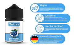Twizzy Cranberry, Lebensmittelaroma - 60 ml - Intensives Aroma - Ideal zum Backen Aromen Naty Shop