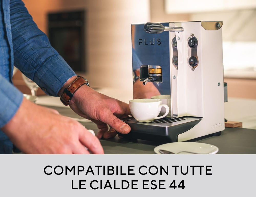 Capsule de cafea pentru espressor Aroma Plus+ ESE 44 (gri taupe)