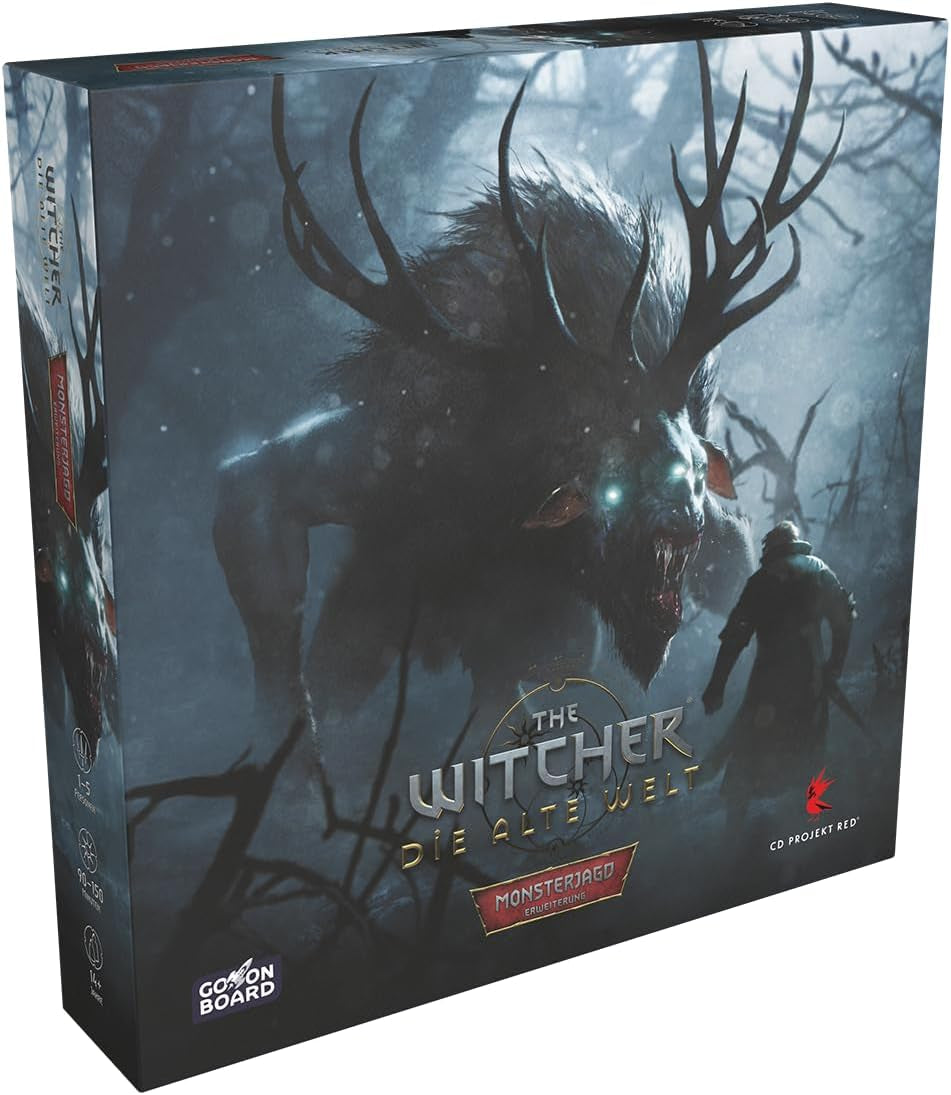 Gehen Sie an Bord, The Witcher: The Old World – Monster Hunt, Erweiterung, Expertenspiel, Brettspiel, 1-5 Spieler, ab 14 Jahren, 90-150 Minuten, deutsch