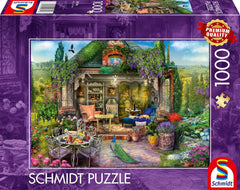 Schmidt Spiele 59794 Casă de grădină în podgorii, puzzle jigsaw 1000 piese Puzzle Naty Shop Titlu implicit