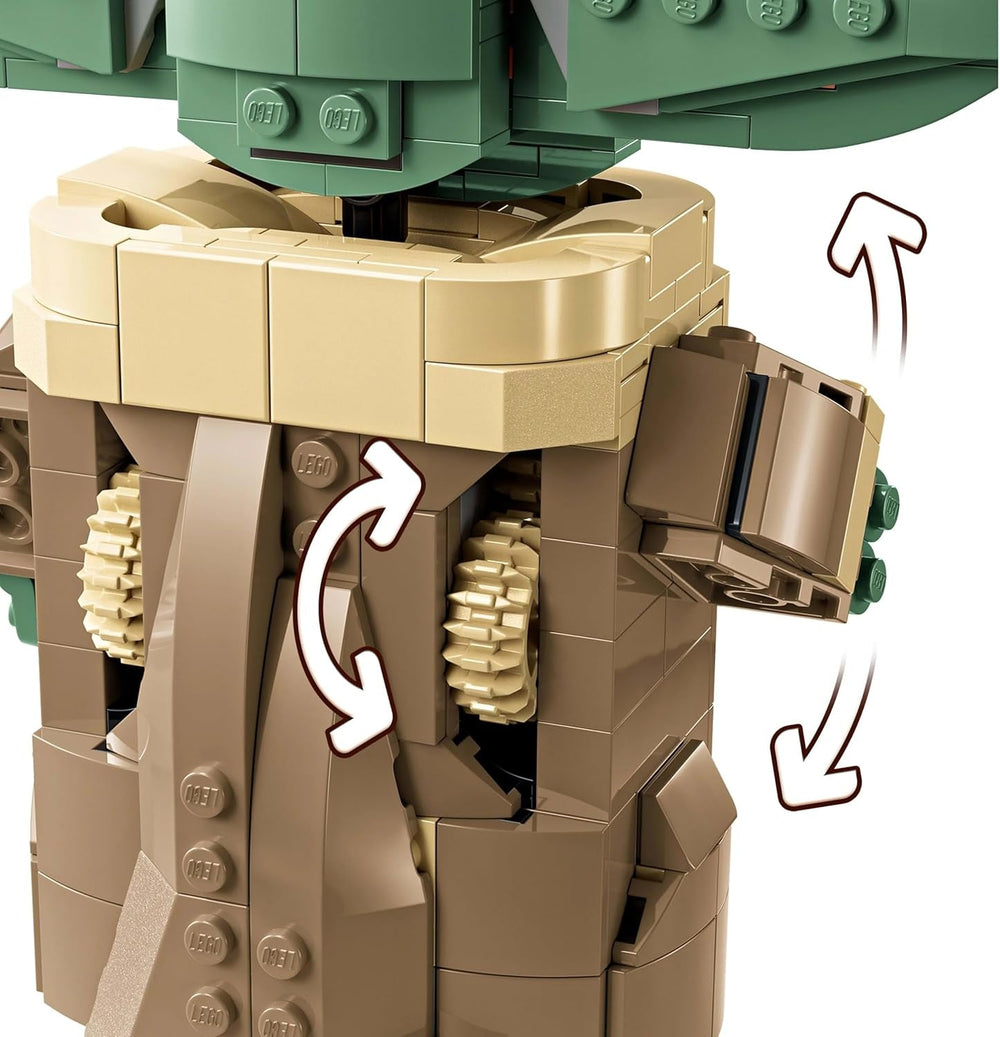 LEGO Star Wars 75403 Grogu in seiner mandalorianischen Repulsor-Wiege – Minifigur zum Sammeln – Modell zum Bauen, Spielen und Ausstellen – Heimdekoration – Geschenk für Jungen und Mädchen ab 10 Jahren. Bausätze. Besuchen Sie den LEGO-Store