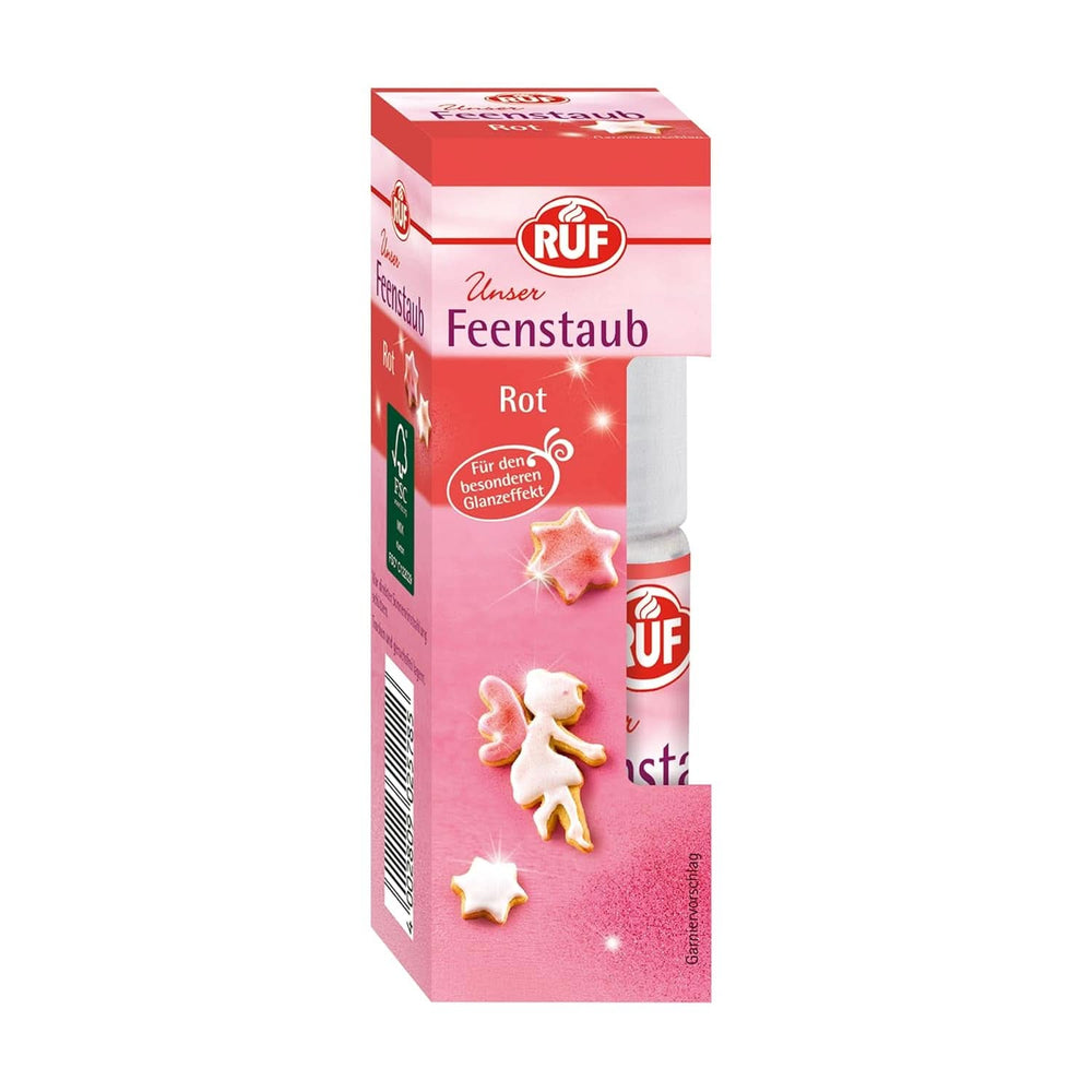 RUF Fairy Dust Essbarer Glitzerstaub in einer Pumpsprühflasche 10 Gramm Streusel Naty Shop Pink 10 Gramm