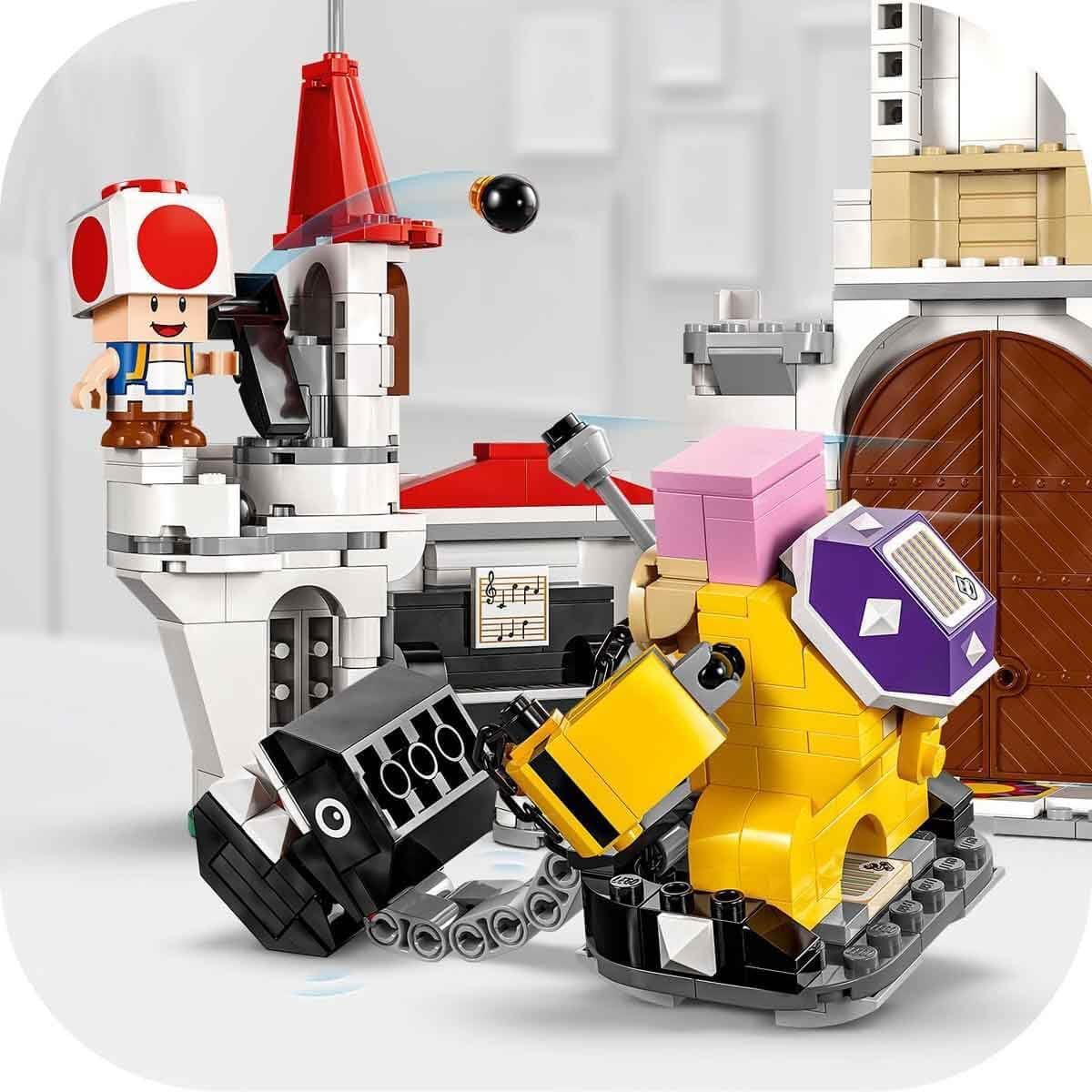 LEGO Super Mario Roys Kampf im Pilzpalast-Abenteuerset mit Nintendo-Charakteren, Geschenk für Mädchen, Jungen und Gamer ab 7 Jahren, 71435 Bausets. Besuchen Sie den LEGO-Store