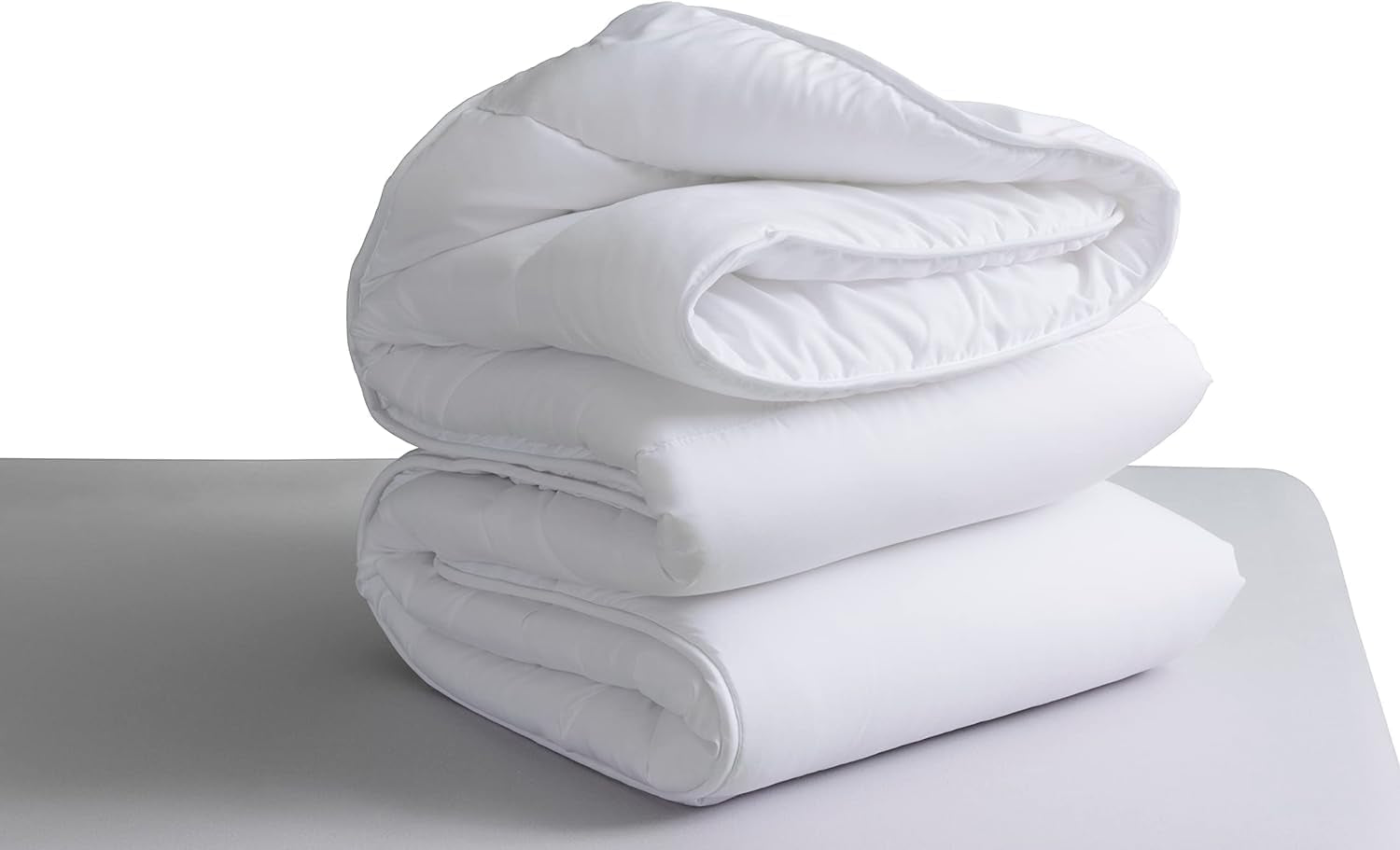 Steppdecke aus Silikonfaser, Behandlung mit Aloe Vera, 300 g, Herbst/Winter, für 90-cm-Bett (150 x 220 cm) Steppdecken und Bettdecken Naty Shop Weiß 260 x 220 cm